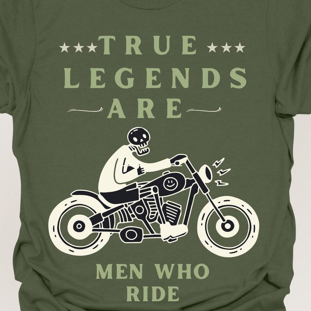 Motorcycle Legend T-Shirt, Bold Rider Design XXXXL