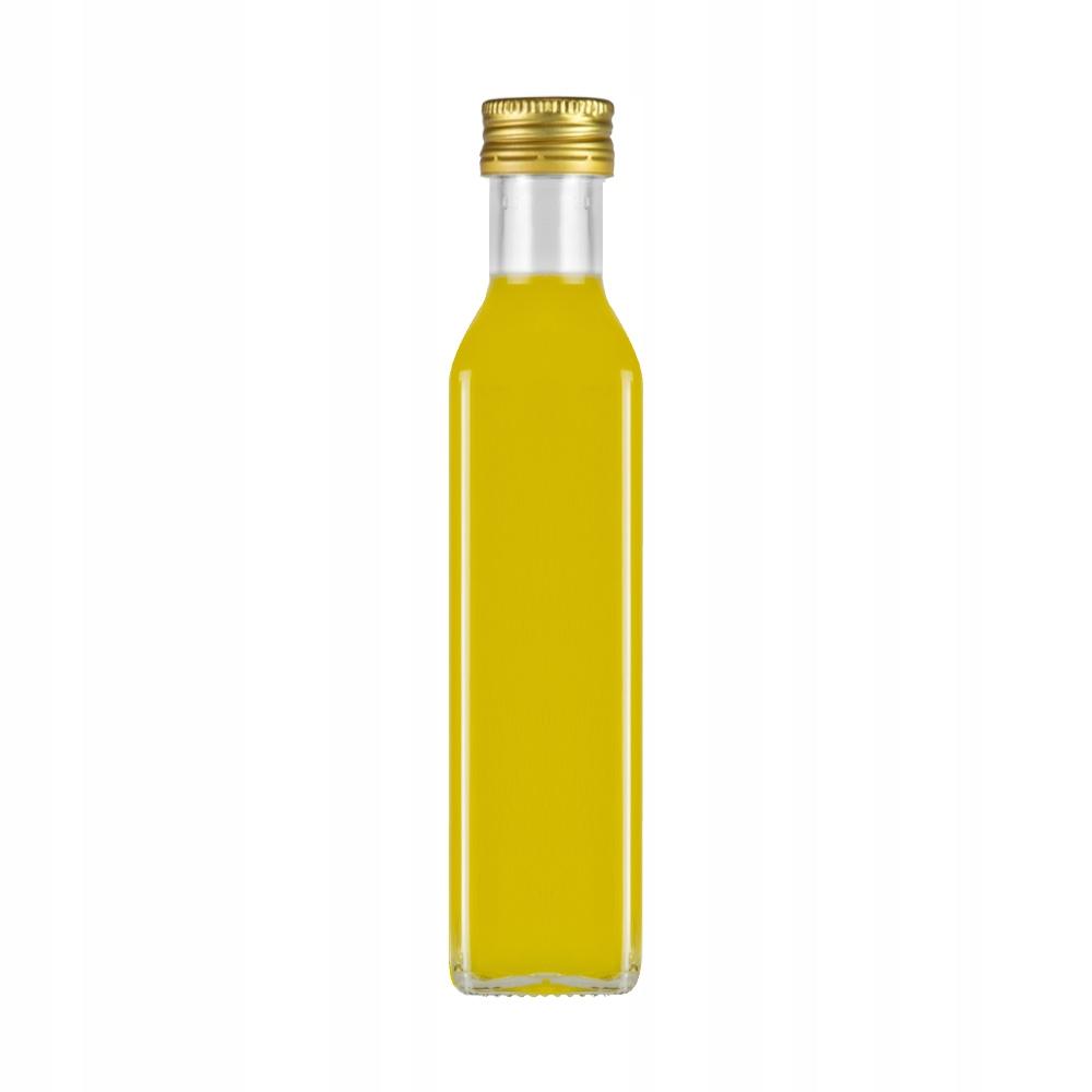 MARASCA Bottle with Dispenser, Colorless, 250 Ml, for Olive Oil, Tinctures, Wine, Juice
