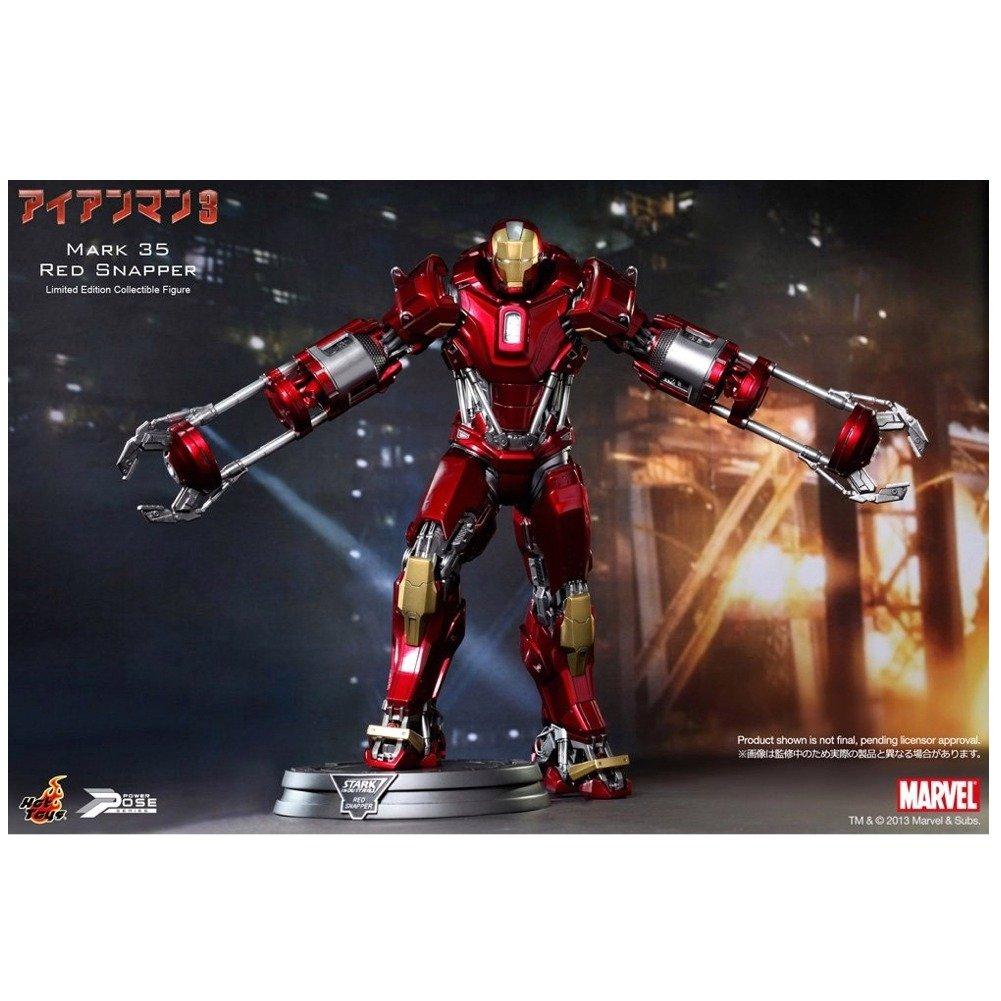 Power Pose Iron Man 3 Scale Limited Edition Action Figure Iron Man Mark 35 1/6 (Red Snapper)