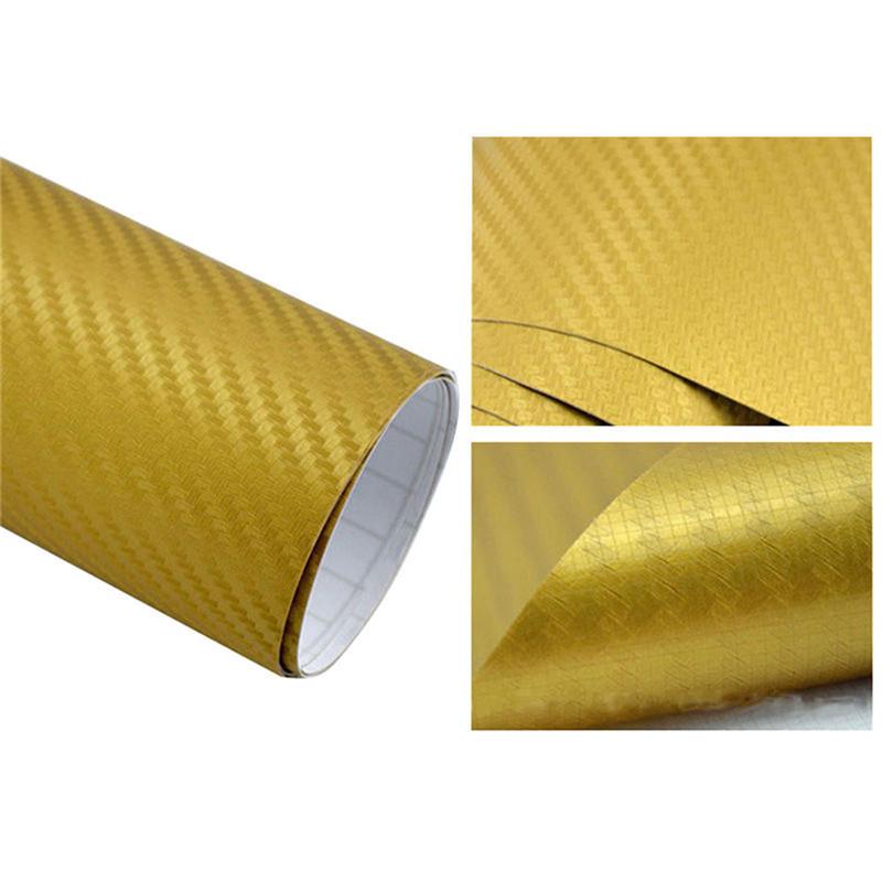 152/127cm Colorful 3D Carbon Fiber Vinyl Car Wrap Sheet Roll Film Car Sticker Car Decal Car Styling Car Accessories