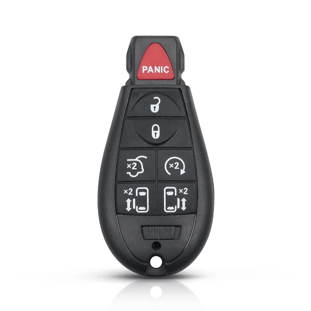 KEYYOU 7 6+1 Buttons Car Remote Control Key M3N5WY783X IYZ-C01C Fob 433Mhz For Dodge Caravan Chrysler Town Country Jeep