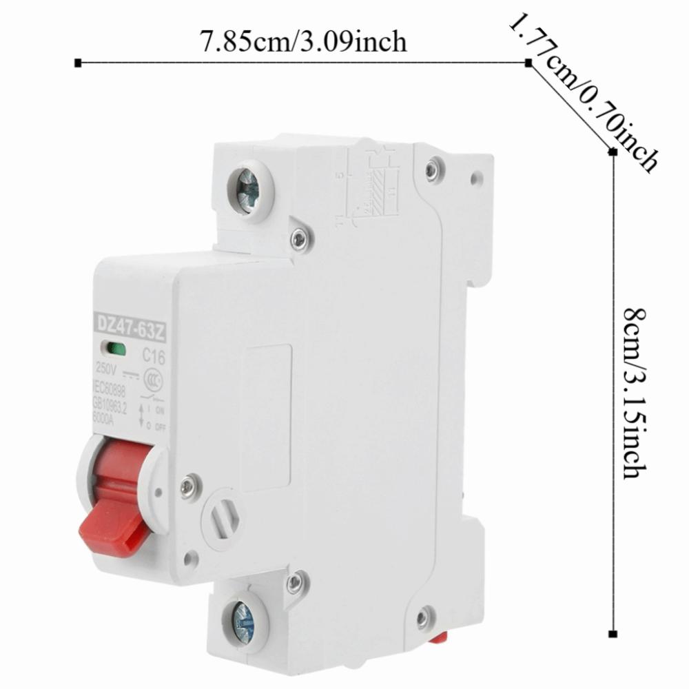 DZ47‑63Z‑1P DC Circuit Breaker 10A/16A/63A DC Miniature Circuit Breaker  Power Distribution