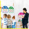 10 PCS Number Posters, Numbers Learning Bulletin Board Set School Decoration Supplies Educational Teaching Tool for Toddler Kid Family Classroom,