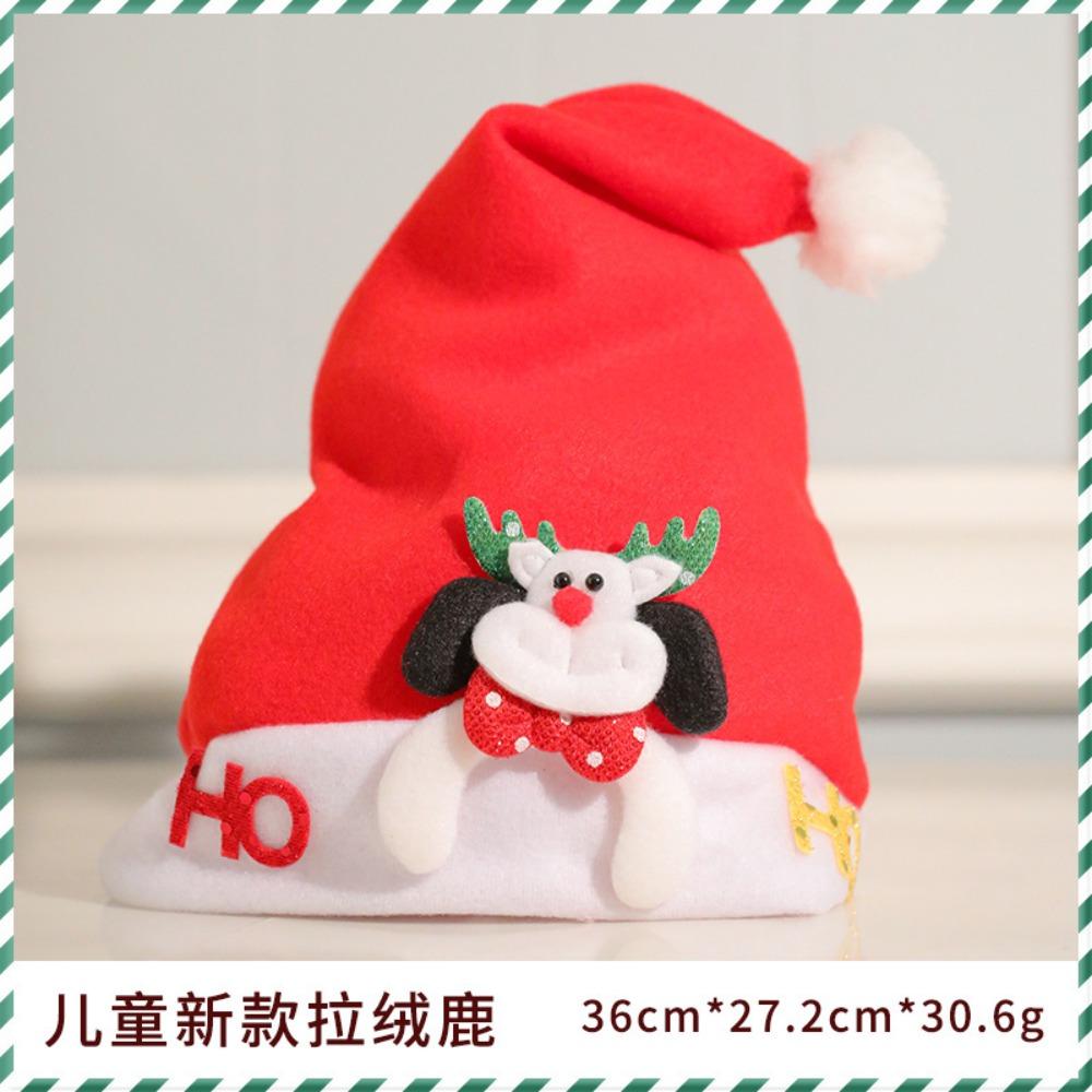 Christmas Hats New Year Santa Claus Snowman ElK Cap for Kindergarten Home Party Children Adult Xmas Gift Party Decoration