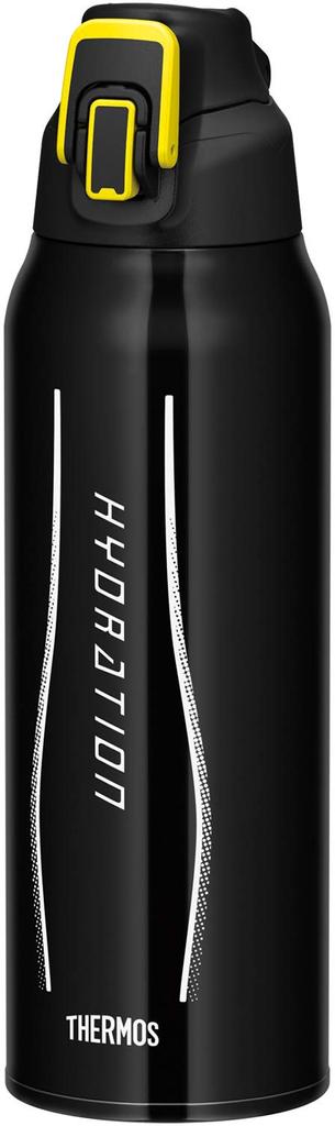 Thermos Water Bottle Vacuum Insulated Sports Bottle Black Camouflage 1.0L FHT-1000F BK-C