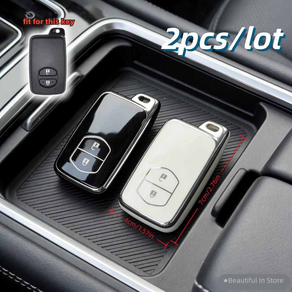 2pcs/lot Car Key Case Covers  For Hyundai I30 Ix35 KONA Encino Solaris Azera Grandeur Ig Accent Santa Fe Palisade
