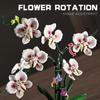 Textured Orchid Flower Building Blocks Set - Floral Home Decor & Christmas Gift Idea (DIY Artificial Blooms) 736PCS