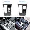 Left Hand Driver Cars Center Console Shift Trim Gear Shifter Cover Panel For BMW X5 X6 E70 E71 E72 2007-2013 51166954947