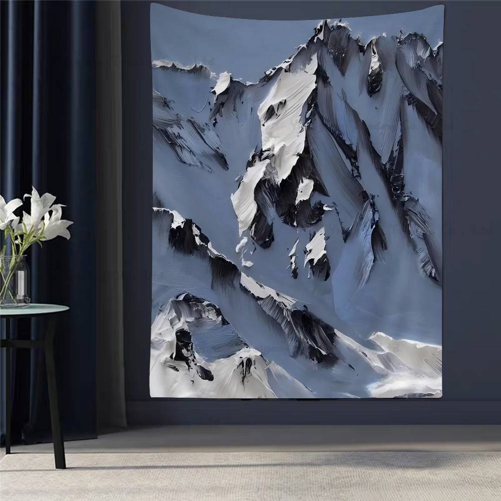 Conrad Jon Snow Mountain Artist Hippie Wall Hanging Tapestries Art Science Fiction Room Home Decor Kawaii Room Decor