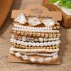 10 pièces/ensemble de bijoux, bracelet à perles à la mode, ensemble de bracelets simples en perles de forme spéciale