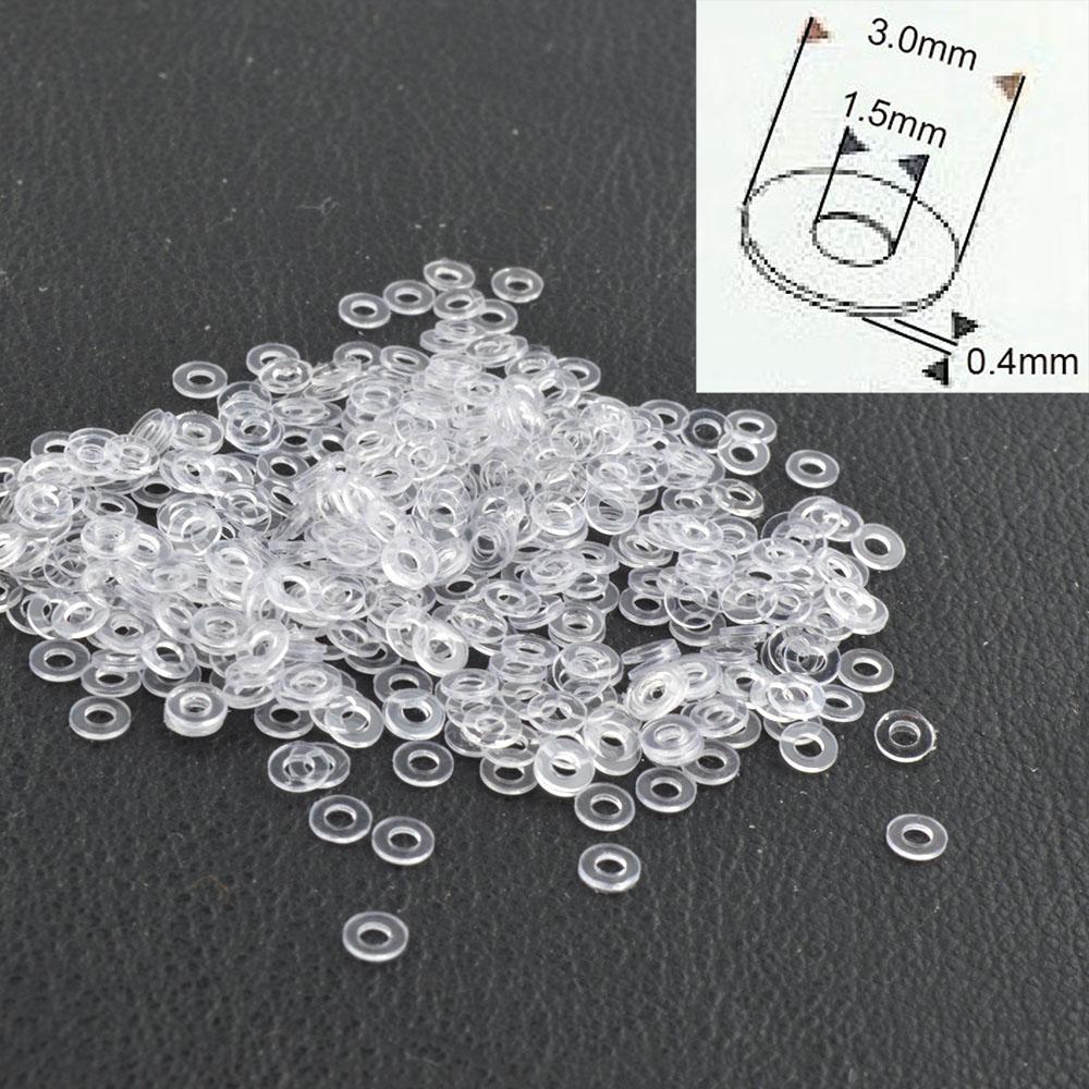 10000pcs  3.0x1.5mm 2.5x1.5mm Eyeglasses Glasses Washers Eyewear plastic Flat Pad Glasses Accessories