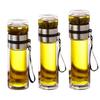 Glass Tea Infuser Bottle Tea Water Separation Cup Leak-Proof Travel Mug Portable Infuser Water Bottle High Temperature Tea Cup