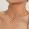 European and American Jewelry, New Sun-shaped Neck Chain Necklace, Women's Star Collarbone Chain Jewelry