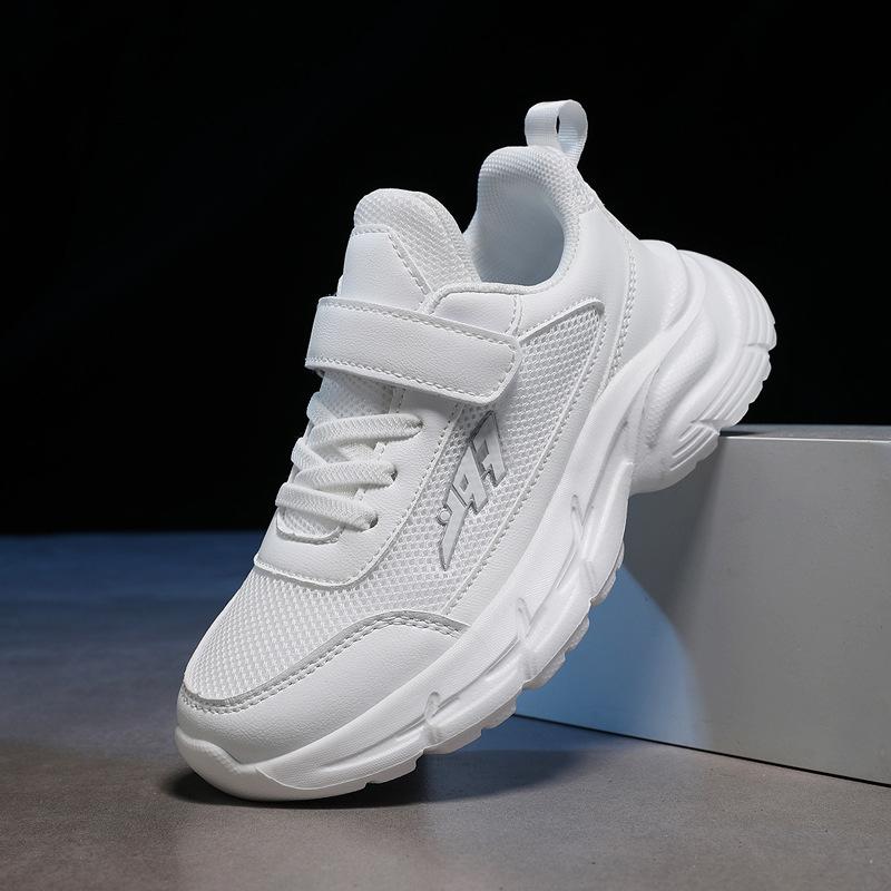 Children's White sneakers2026Breathable Double-mesh Athletic Shoes, New Spring/summer Collection, Soft-soled Running Shoes for Boys, Suitable for