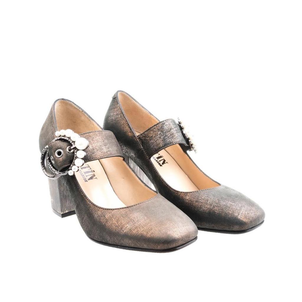 Damskie buty na wysokim obcasie z prawdziwej skóry