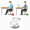 Carbon Steel Laptop Holder 360°Rotation Ventilated Design For Enhances Cooling Adjustable Height From 50mm To 290mm