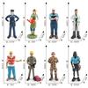 Giocattolo Educativo Montessori Mondo della Cognizione Architettura Figure Professionali insegnanti medici costruzione polizia Action Figures
