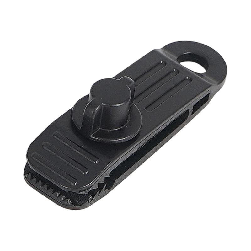

1Pc Tent Tighten Outdoor Activity Camping Awning Tent Snap Camping Awning Canopy Clamps Clip Colorful Tarp Clip Set чорний