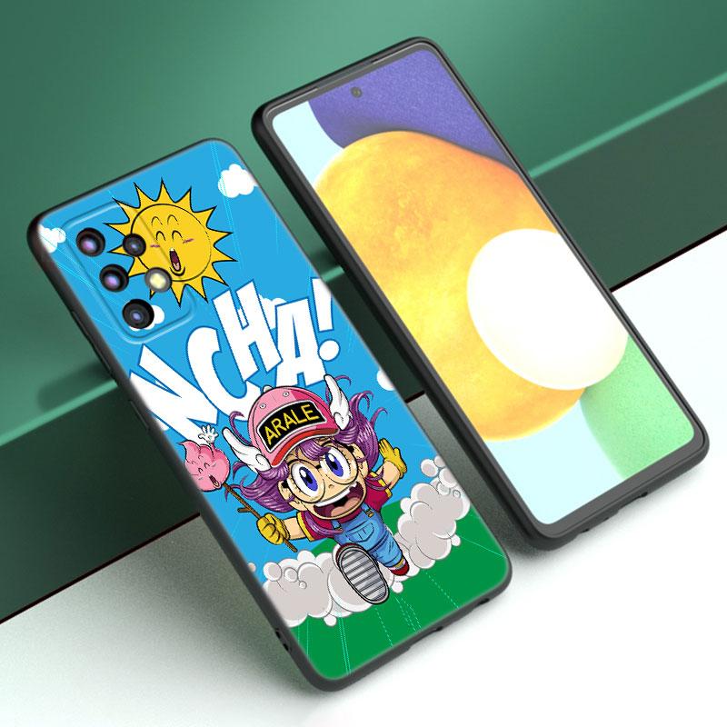 Coque de téléphone Anime Dr Slump Arale Pour Samsung A13 A22 A24 A32 A23 A25 A34 A35 A52S A53 A54 A55 A73 A12 A14 A15 A31 A33 A50 A51 A72