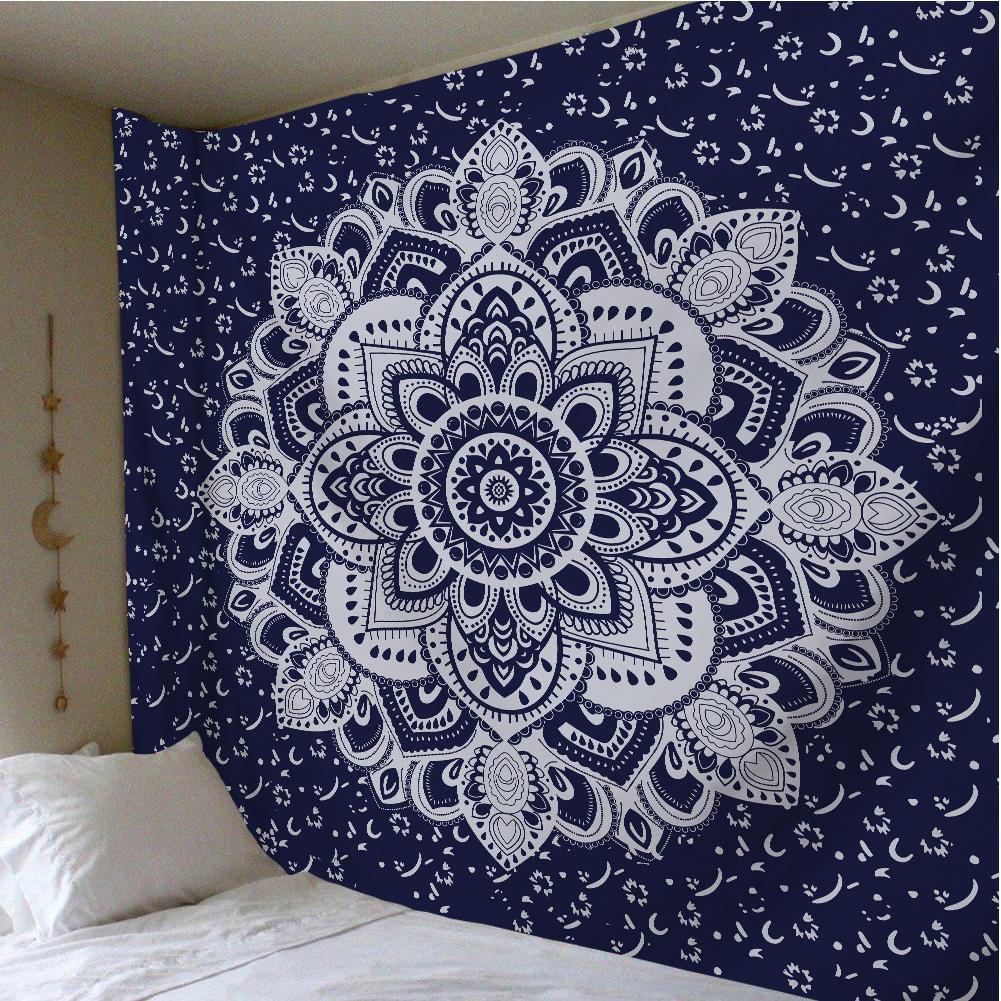 Mandala Style Pattern Printing Hanging Tapestry for Home Decoration