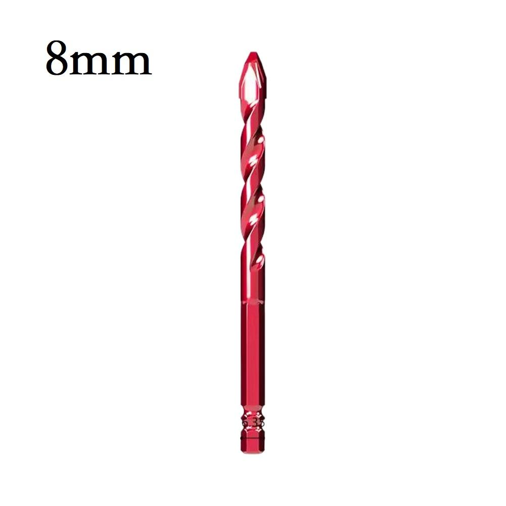 1pc 6/8/10/12mm Drill Bits Hex Shank Carbide Drilling Drill Bit For Wall Glass Wood Metal Tiles Drilling Power Tool