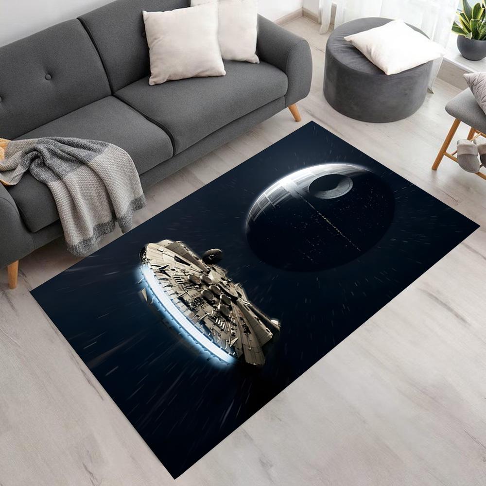 Star Wars Area Rug Suitable for Entryway Living Rooms Game Room Balcony Anti-slip Rug Office Home Decor Perfect Birthday Christmas Gift Idea