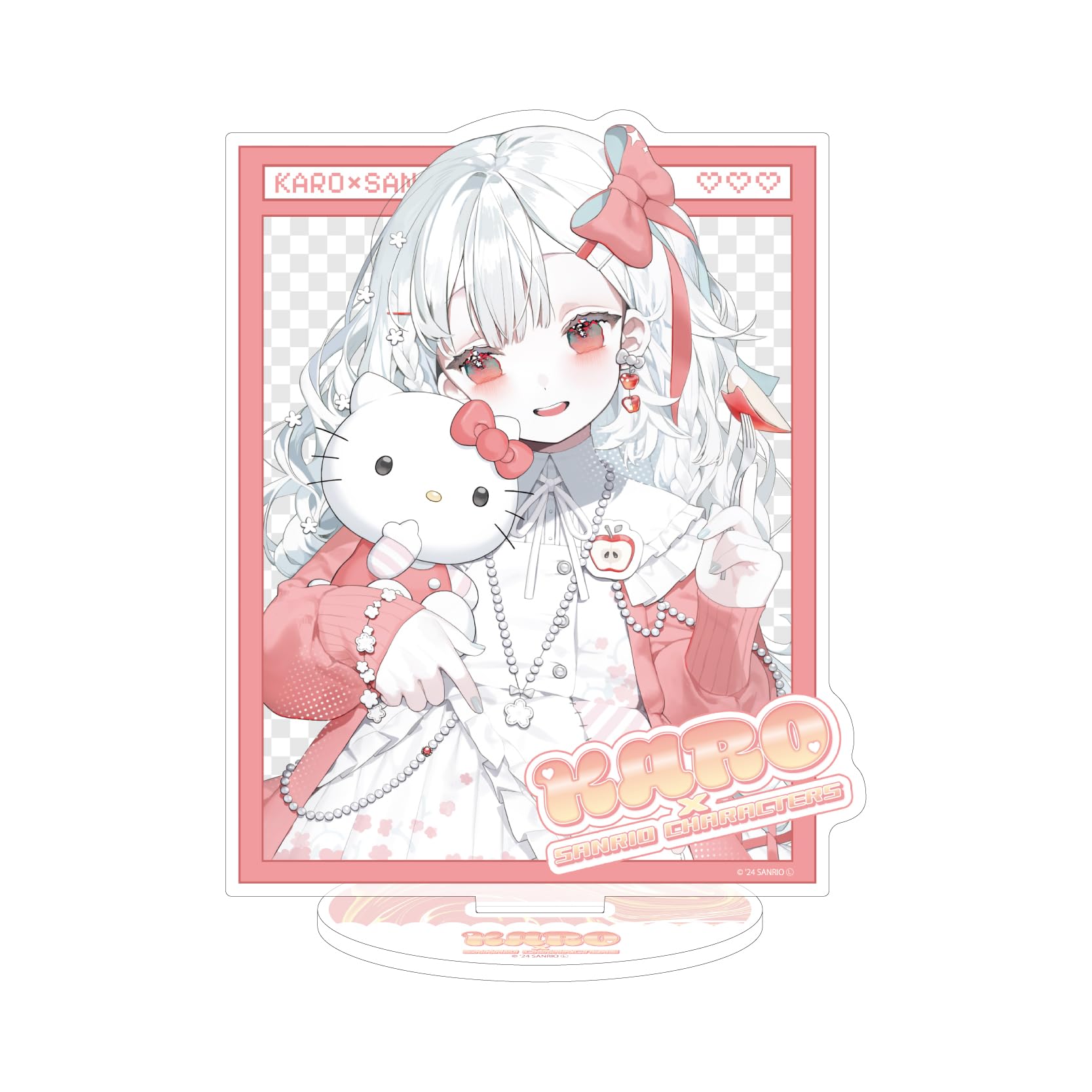 

Нацуро x Персонажи Sanrio 01 Подставка акриловая Hello Kitty [Коллаборационная иллюстрация]
