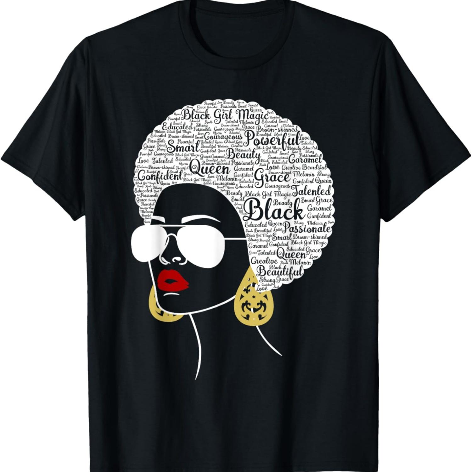 

Футболка «Черная женщина афроамериканка Месяц черной истории гордость» XXXXXL чёрный