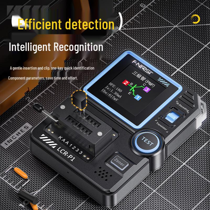 FNIRSI LCR-P1 Capacitance, Resistance, and MOSFET Tester & Triode Component Detector
