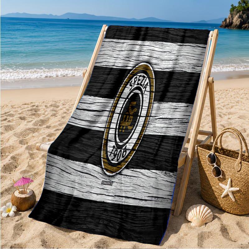 Spezia Fc Crest Design Beach Towel Microfiber Beach Towel, Lightweight and Quick-Dry, for Summer Travel, Swimming Pool Fan Birthday Gift