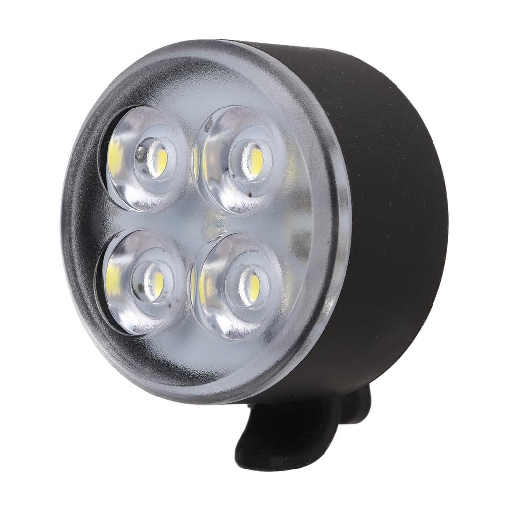 USB Rechargeable Bike Taillight Waterproof Mountain Bike Safety Warning Rear Light for Outdoor Cycling White