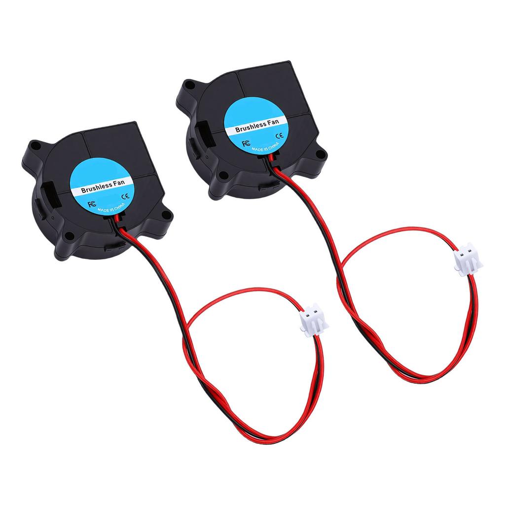2Pcs Blower Fan 40mm 3D Printer Micro 4020 Dual Ball Bearing Brushless Cooling Fan 2 Pin