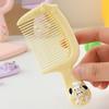 3Pcs Plastic Anti Static Straight Combs Portable Cartoon Sanrio Mini Comb Candy Color Fine-Toothed Detangling Combs For Children