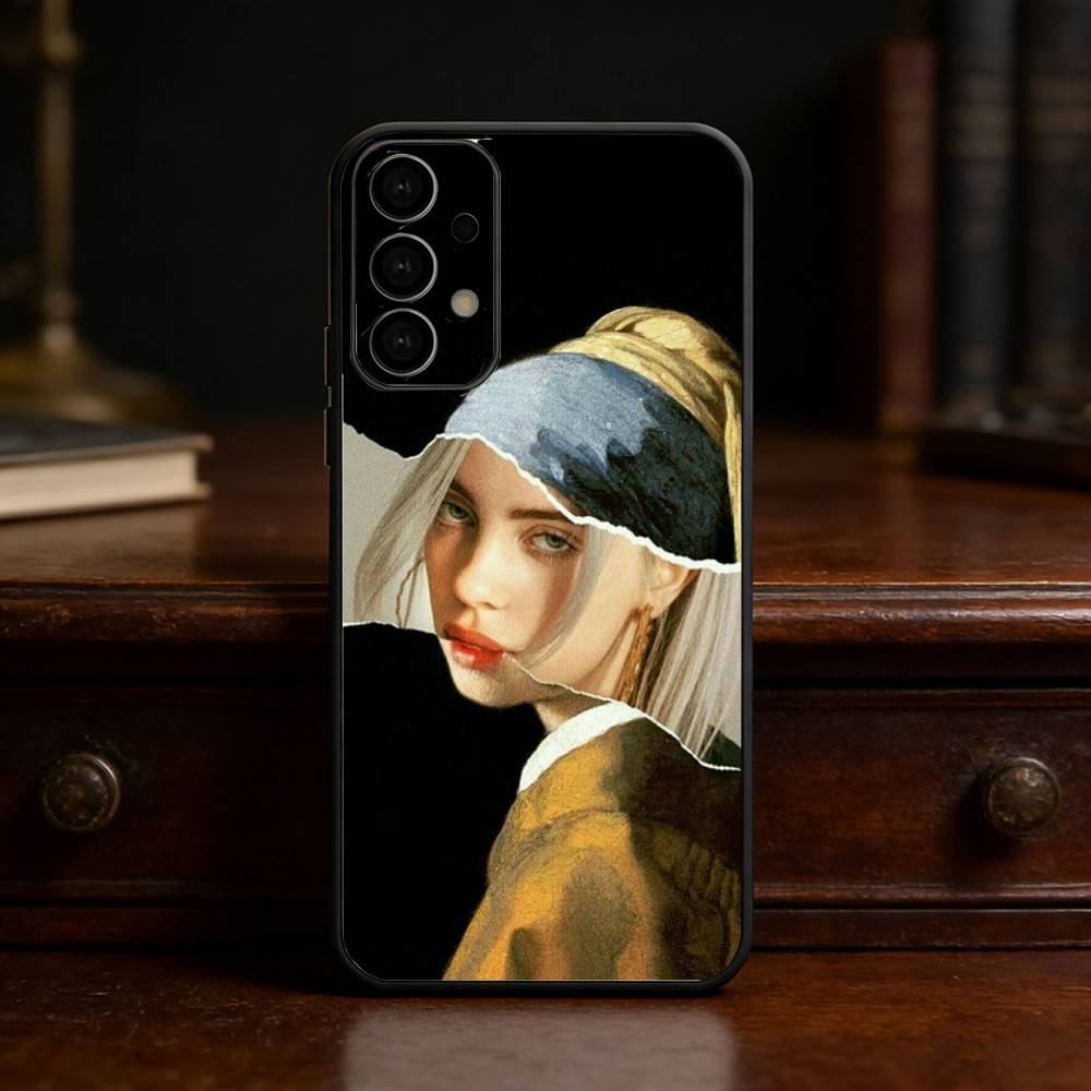 Girl With A Pearl Earring Vermeer phone Case For Samsung S25,24,21,22,23,30,Ultra,20,Plus,Fe,Lite,Note Soft Black Cover