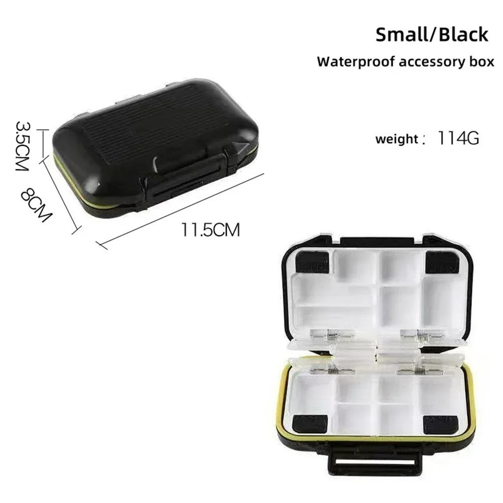 Fishing Tackle Organizer Box Storage Case Bait Plastic Accessories Containers Fishing Tackle Storage for Jigs Lures Beads Hooks