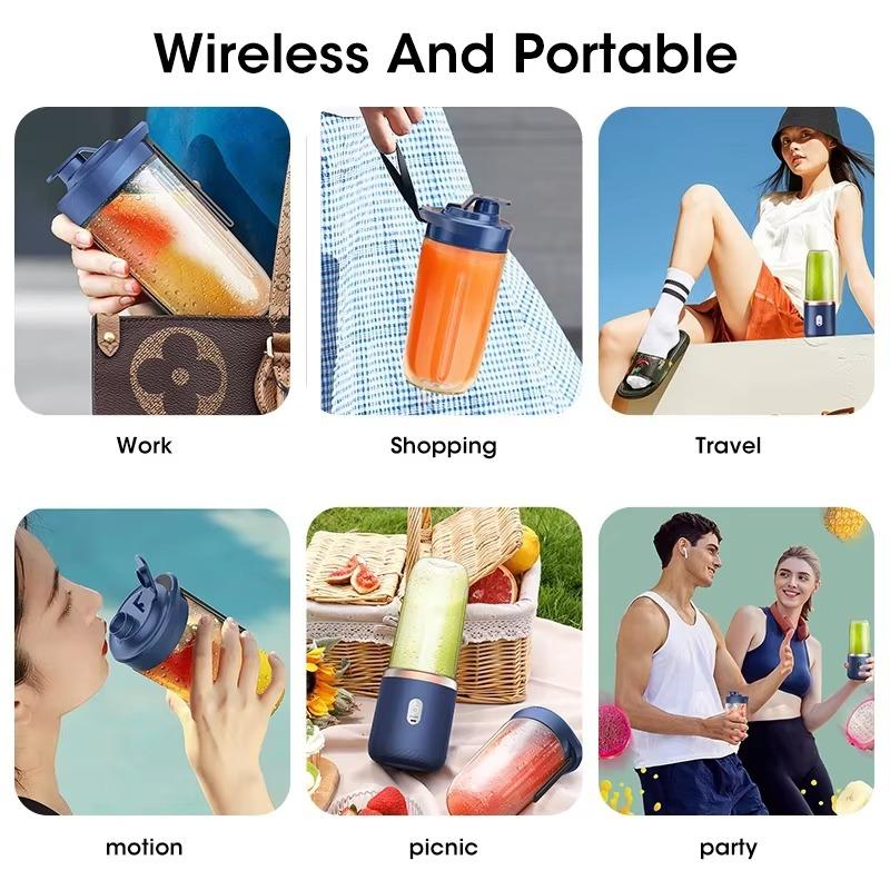 Portable Fruit Juicer Electric Juicer Blender Mini Juicer Cup Rechargeable Juice Blenders Household Fruit Mixer Juicer Bottle