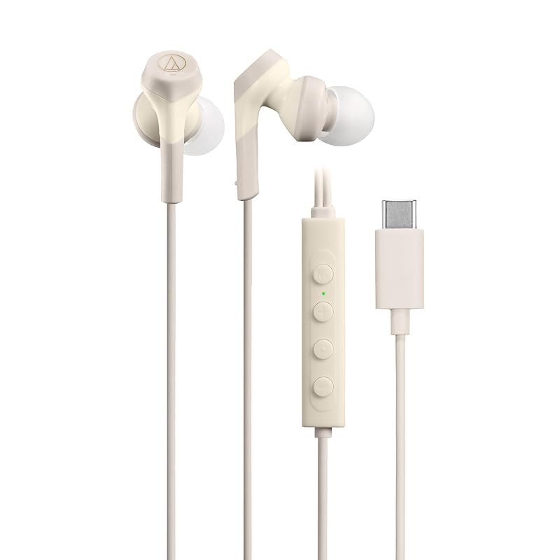 

Навушники audio technica ATH-CKS330NC BG, дротові, із шумопоглинанням типу C, довжина 1,2 м [пульт дистанційного керування без затримки, мікрофон, потужні баси], закритого типу
