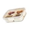 Plastic Storage Box Multi Grids Fridge Food Divider Box for Dumpling Vegetable Fruit Seasoning