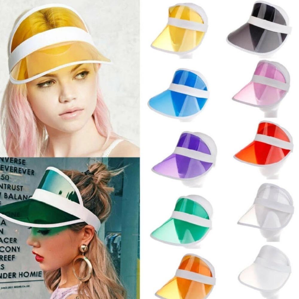 Sun-Proof Sunshade Hat Anti-UV Baseball Hat Fashion Transparent Sun Visor Hat  Unisex