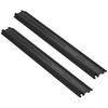 2 PCs Drop Over Cable Cover Ramp, 2,000 Lbs/axle Load Capacity, Heavy Duty Cable Hose Protector Ramp, Floor Cord Cover for High Walking Traffic Areas