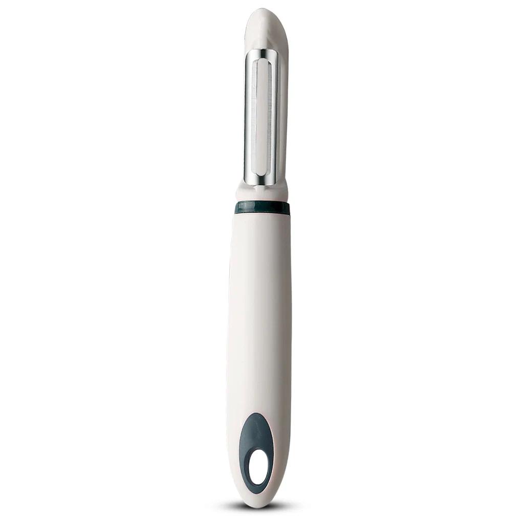 

Kitchen Potato Peeler Stainless Steel Vegetables Planer Tomato Melon Ergonomic Handle Scraper Peeling Tool Green білий