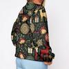Damen Trendy Weihnachtsdruck Rundhals-Sweatshirt Leichtes Lässiges Pullover-Oberteil