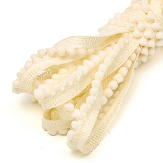1000CM Pom Pom Trim Ribbon DIY Sewing Crafts Ball Fringe Ribbon Home Curtain Clothes Pillow Decoration Pompom Tassel Ribbon