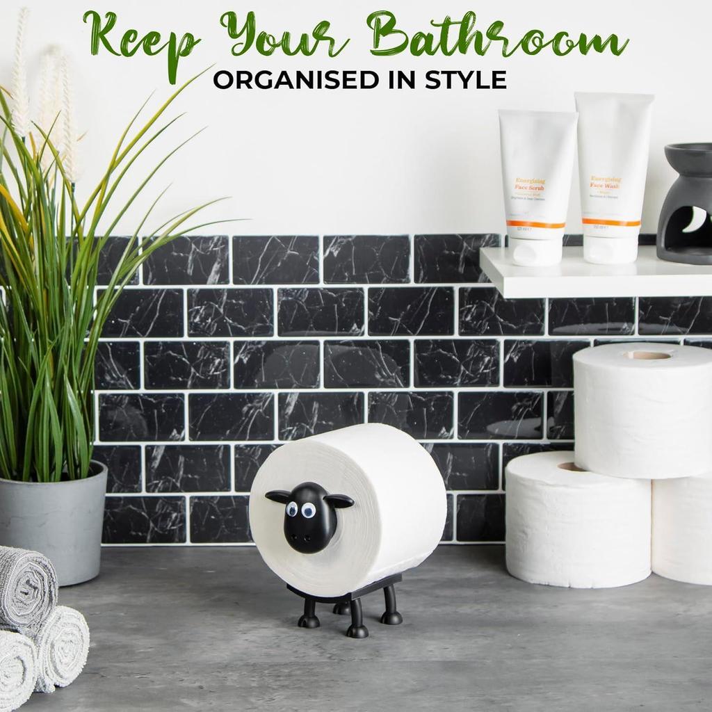 Wall Mounted Toilet Paper Holder Plastic Tissue Rack Kitchen Roll Paper Holder Bathroom Paper Hanger Hanging Organizer