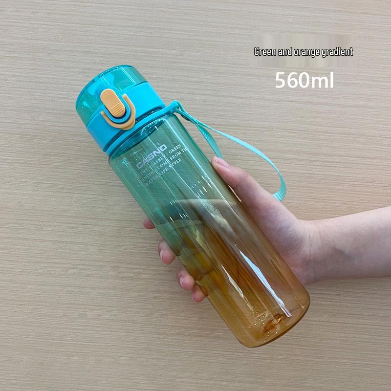 Casino Frosted Sports Water Bottle: Creative Portable Plastic Cup with Lid for Men and Women