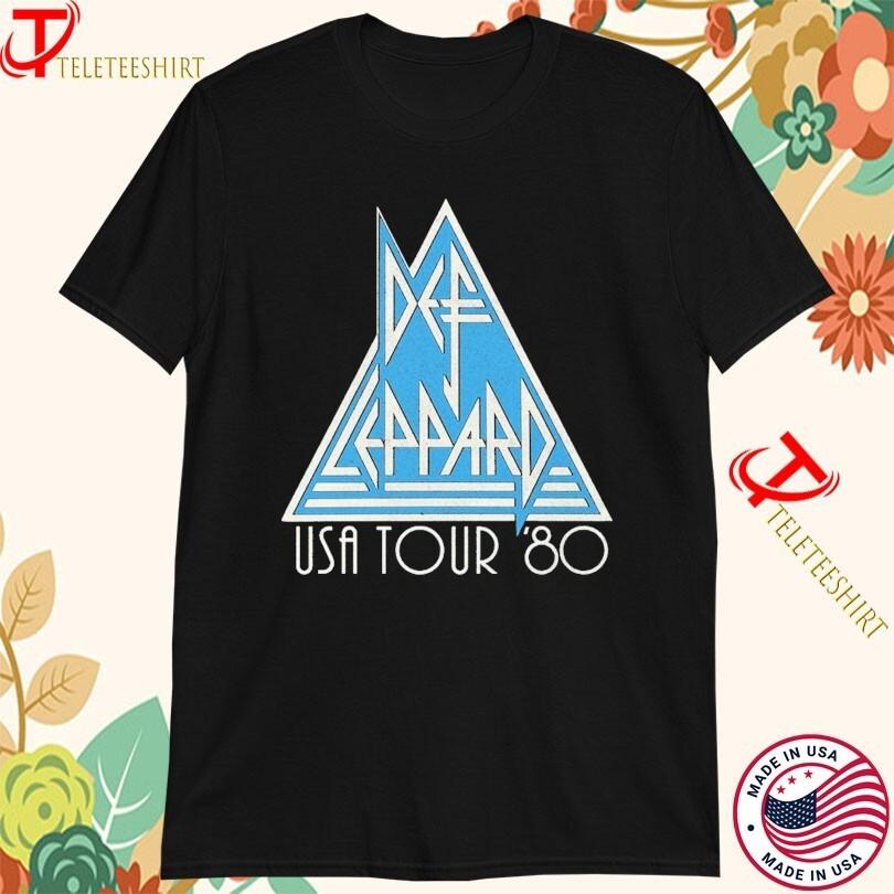 Def Leppard USA Tour ’80 T-shirts Unisex T-Shirt M