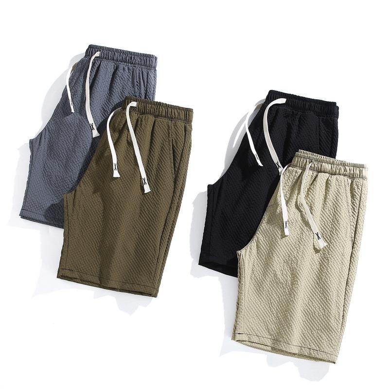 Summer Casual Shorts Man Vintage Clothes Plus Size Elastic Waist Short Shorts