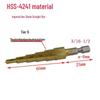 Imperial Step Cone Drill Bit Set: Hex Shank, 3/16''-1/2'', 1/4''-3/4'', 1/8''-1/2'' Options