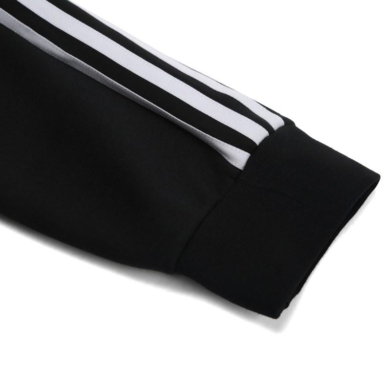 Adidas Id Kn Pt 3S Striped Comfortable Soft Knitted Sports Pants Women Pants Black DX8261