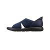 [Pansy] 4447 Open-toe shoes for women, 3E width, mesh knit, 24.5cm, navy.